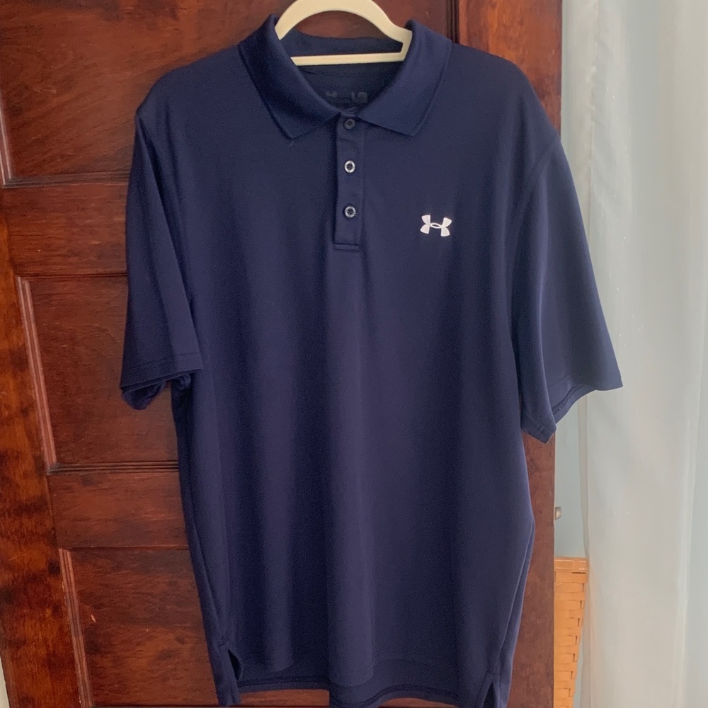 Under Armour Men's Dark Blue Polo Shirt